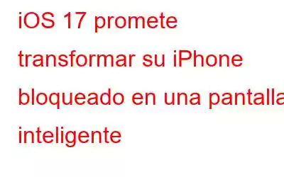 iOS 17 promete transformar su iPhone bloqueado en una pantalla inteligente