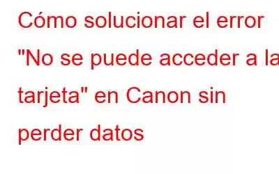 Cómo solucionar el error 