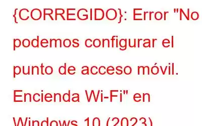 {CORREGIDO}: Error 