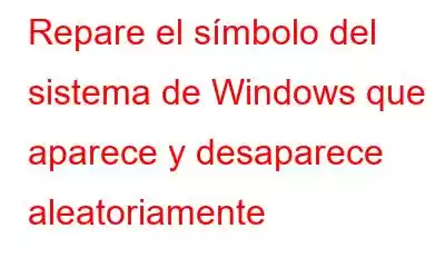 Repare el símbolo del sistema de Windows que aparece y desaparece aleatoriamente