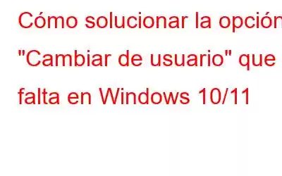 Cómo solucionar la opción 