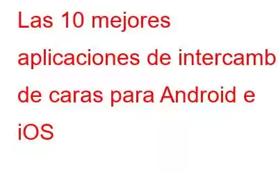 Las 10 mejores aplicaciones de intercambio de caras para Android e iOS