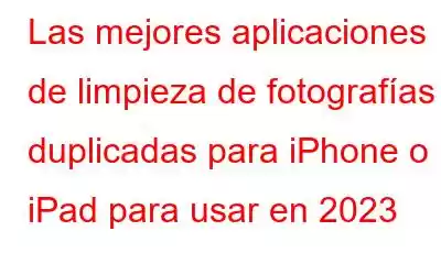 Las mejores aplicaciones de limpieza de fotografías duplicadas para iPhone o iPad para usar en 2023