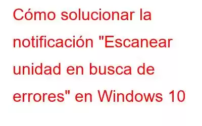 Cómo solucionar la notificación 